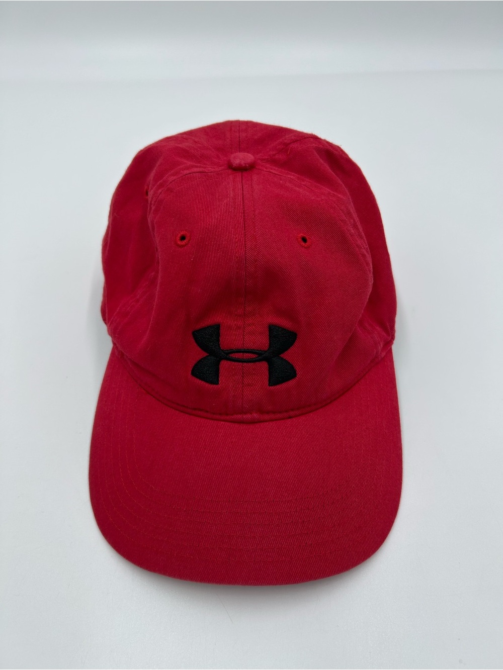 Under Armour Red Cap with Black UA Logo OS